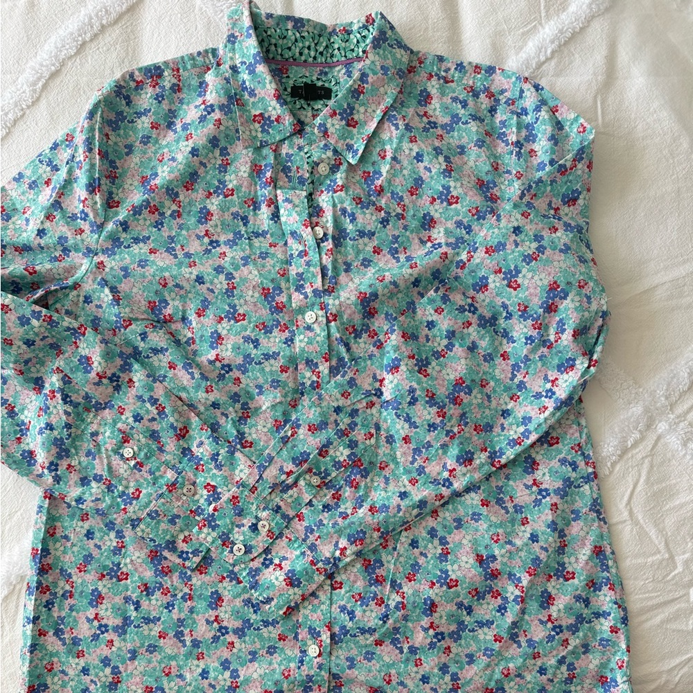 Talbots cotton button down
